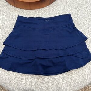 Athleta girls navy skort